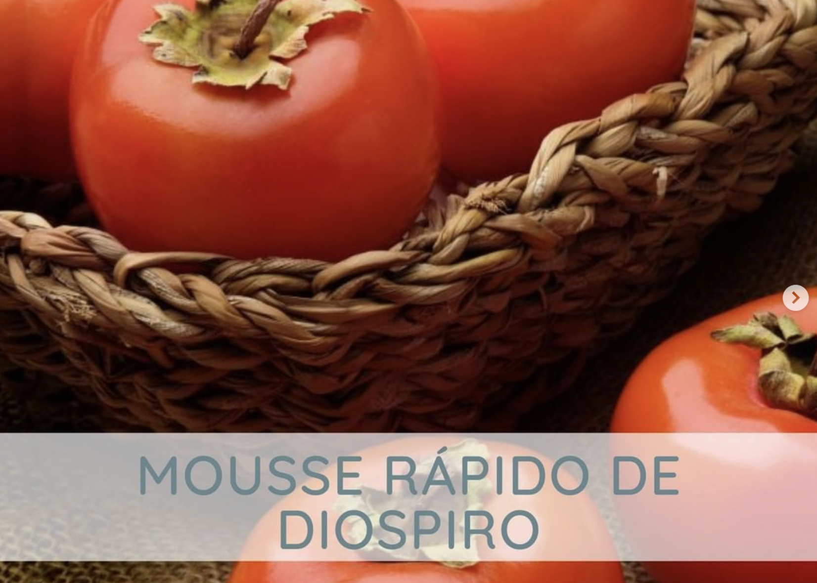 Mousse de diospiro
